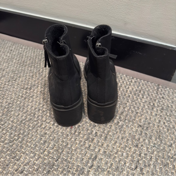 Jelly Shoes Kids Size 4 M Black Block Heel - Picture 3 of 7